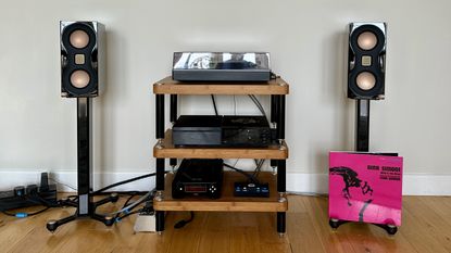 Monitor Audio Studio 89 in a hi-fi listening room